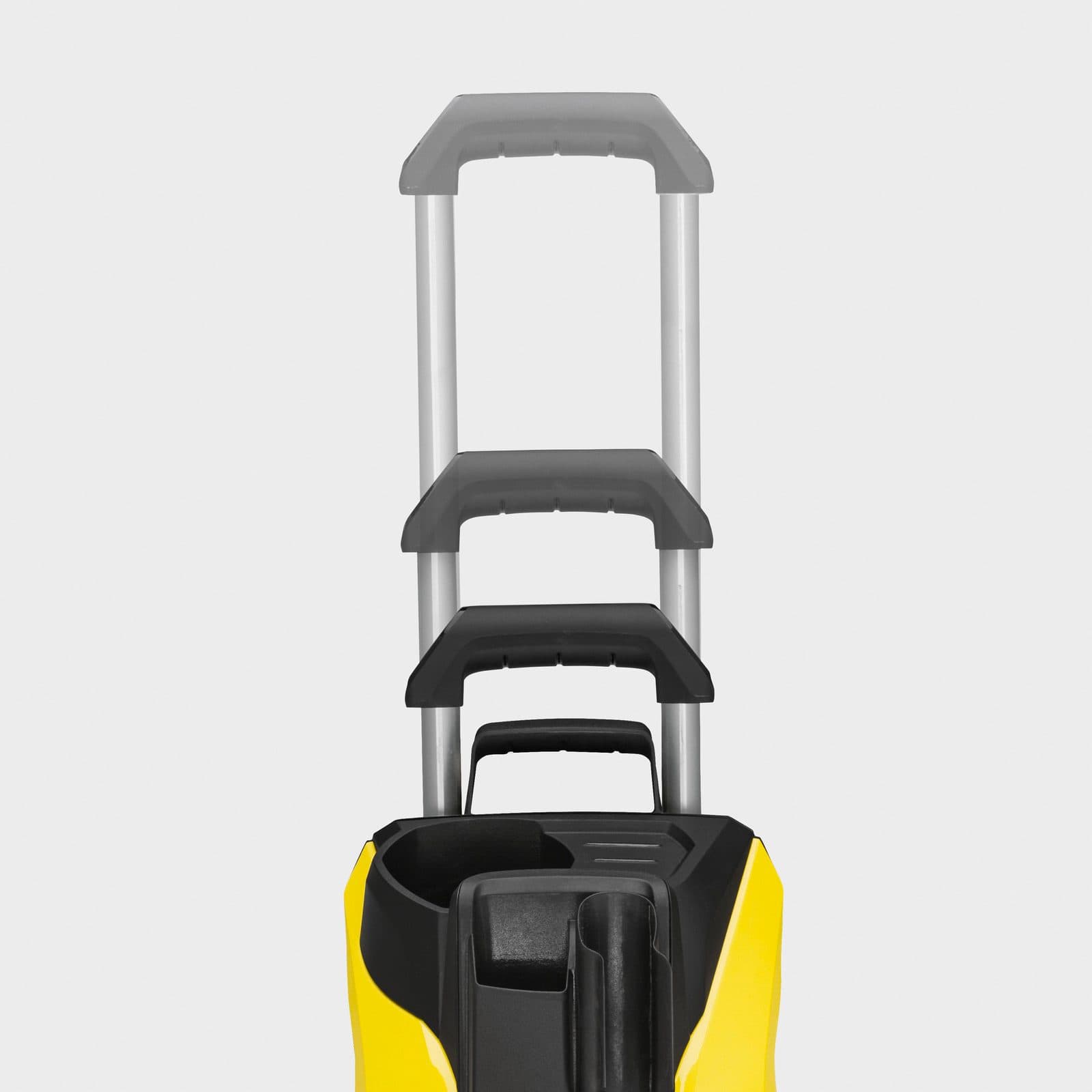Телескопическая рукоятка Karcher K7 Power Flex в разных положениях по высоте
