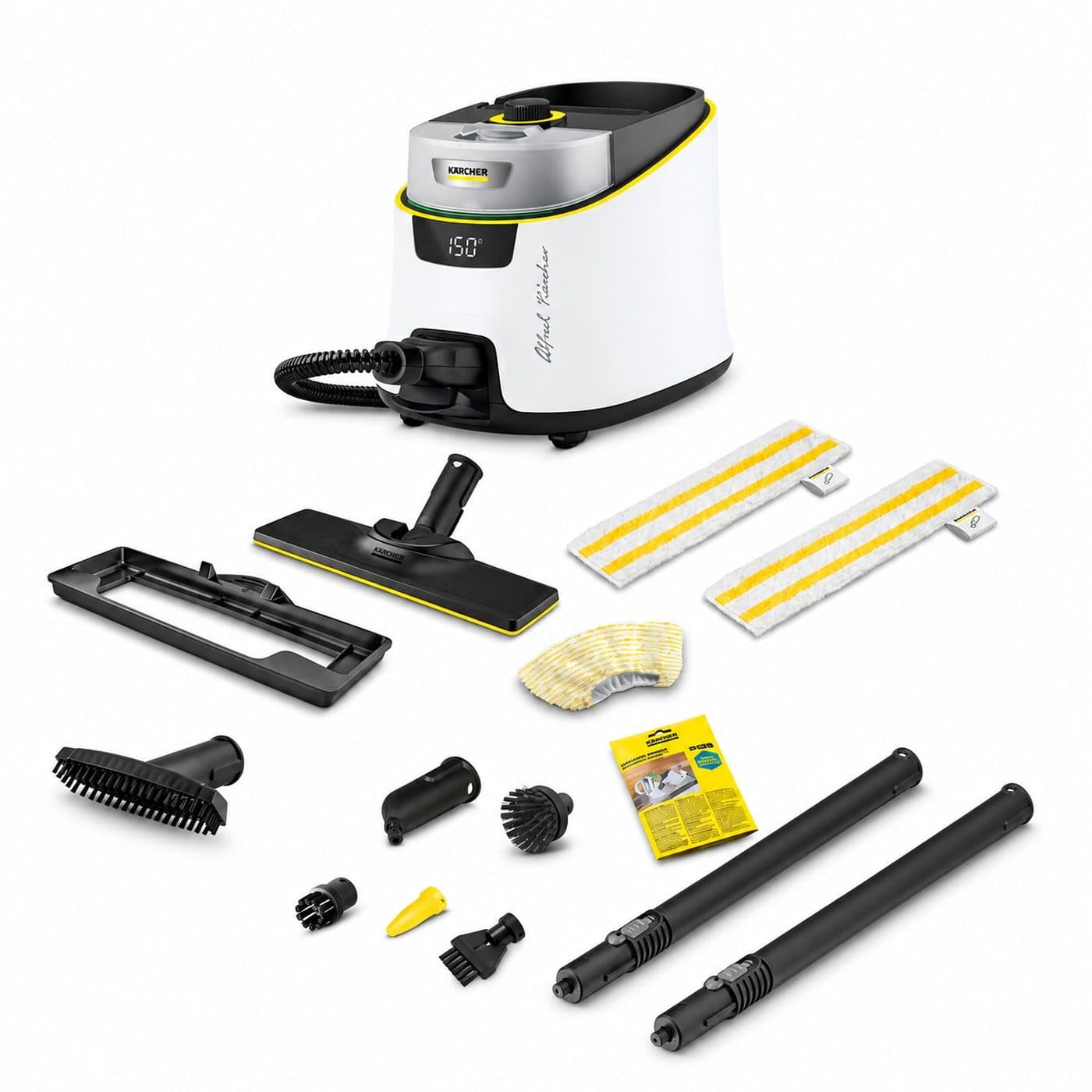 Комплектация Kärcher SC 5 Deluxe Signature Line 1.513-491.0: насадки, щётки, трубки и салфетки