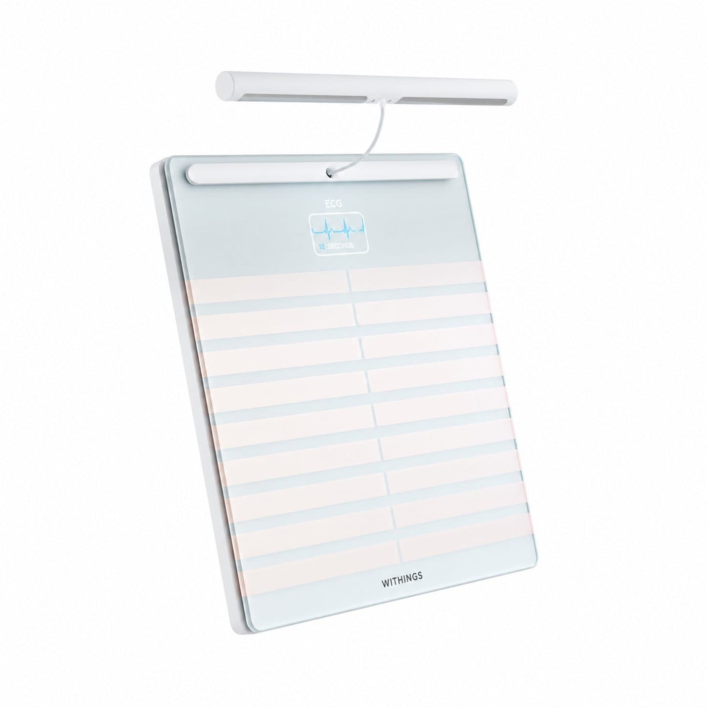 Withings Body Scan WBS08-White с рукояткой — ракурс три четверти