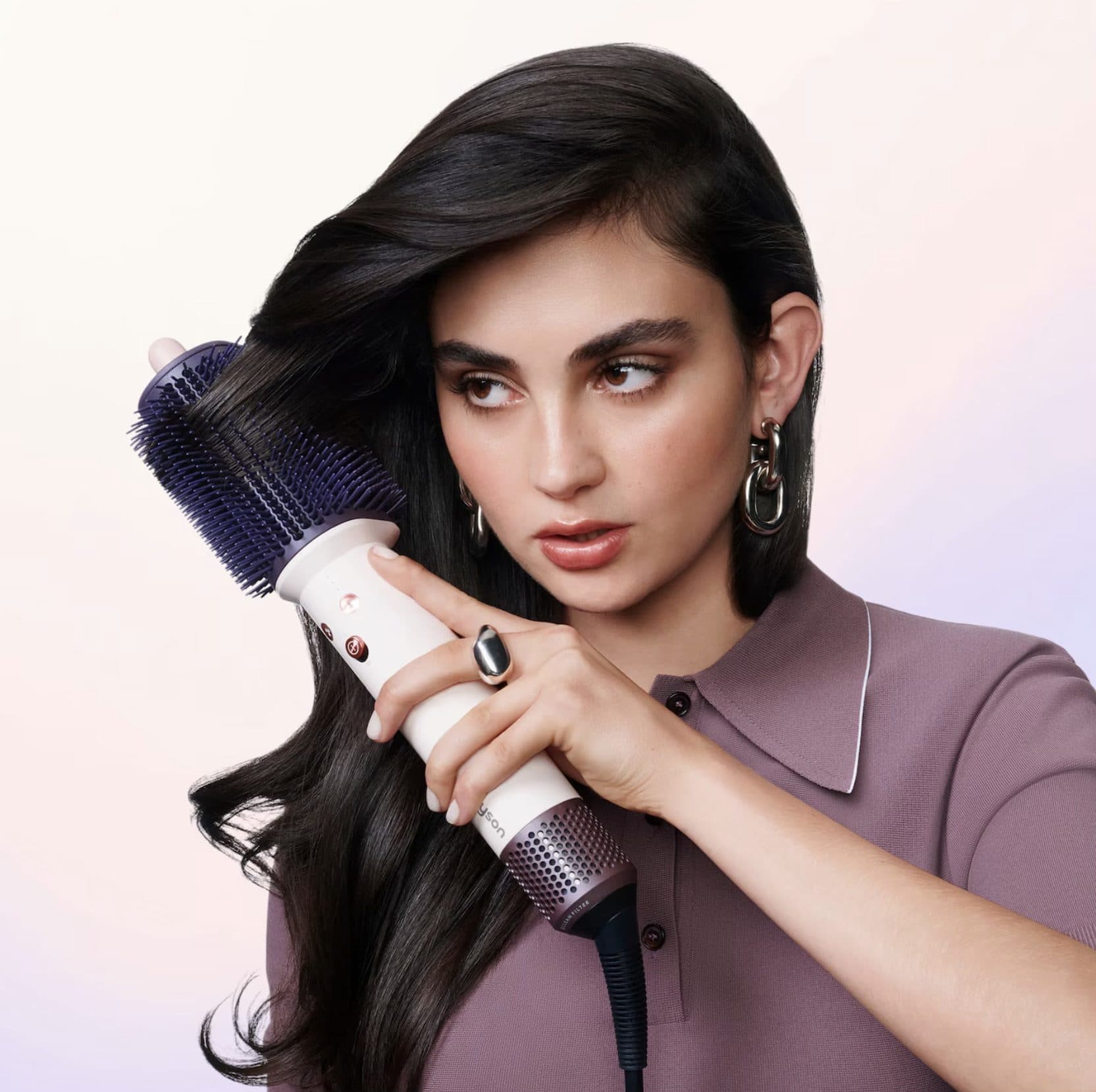 Фен-щётка Dyson Airsmooth Ceramic Pink/Rose Gold — фото 3