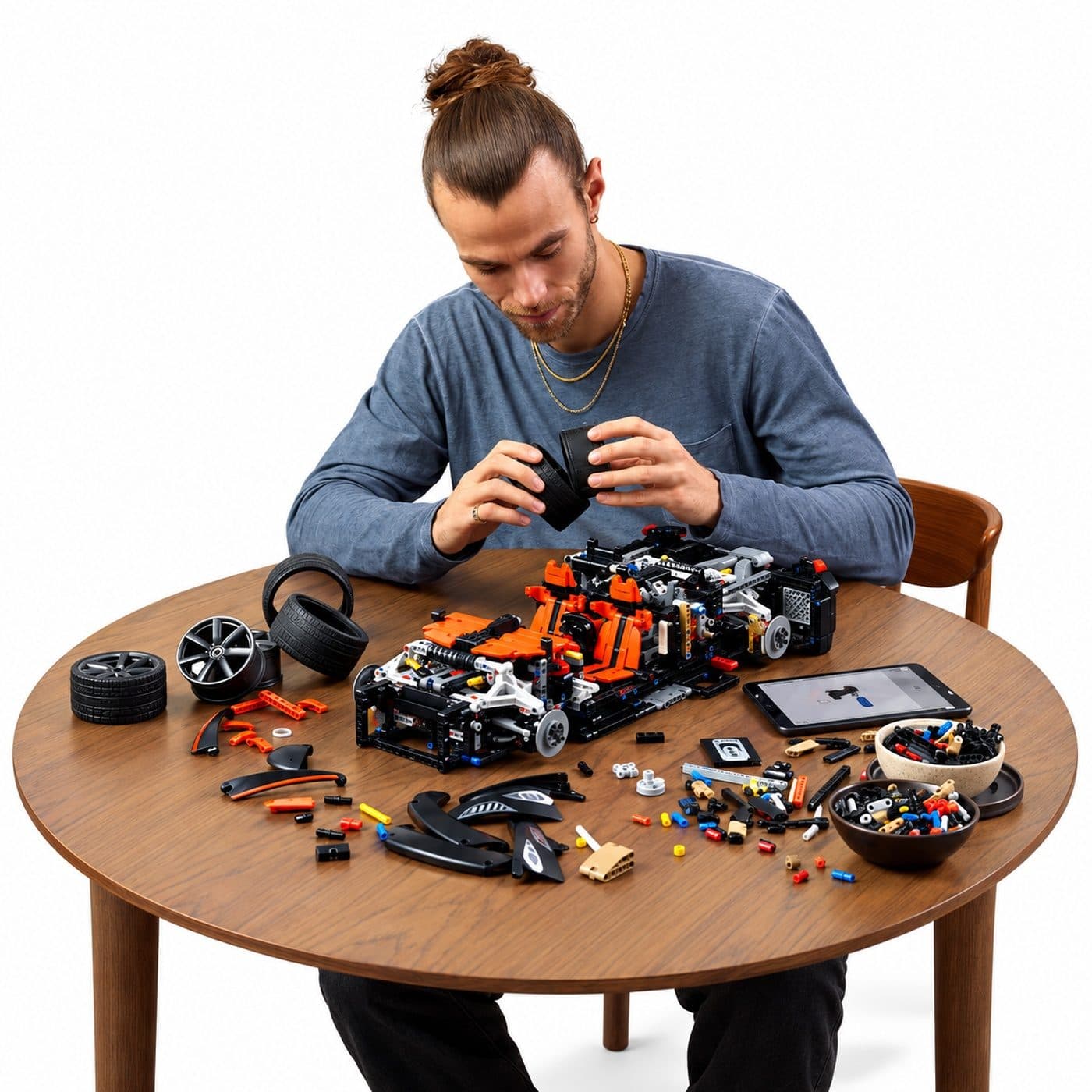 LEGO Technic 42232 Koenigsegg Sadair's Spear — сборка модели взрослым