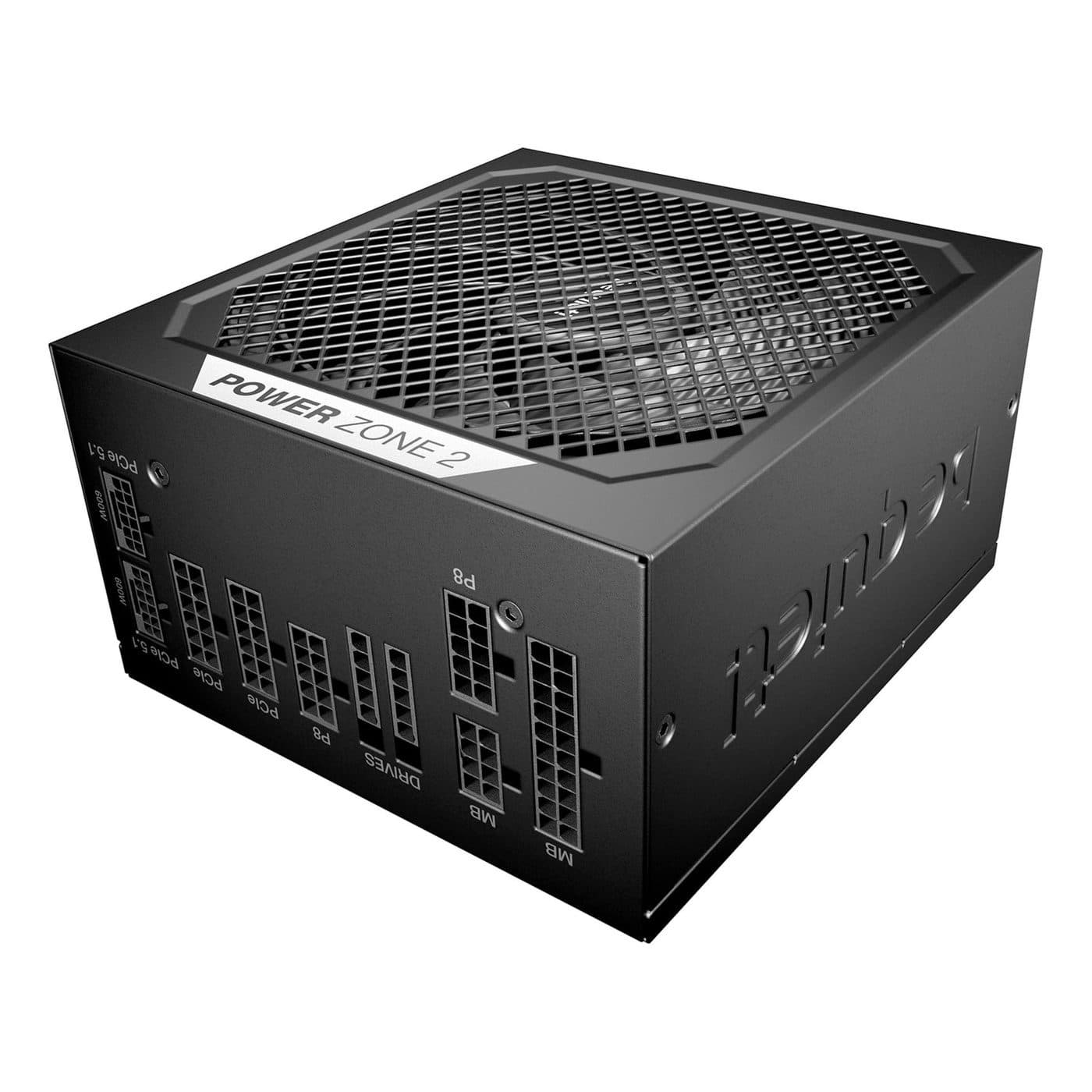 Be Quiet! Power Zone 2 BP030EU, вид корпуса и панели разъёмов