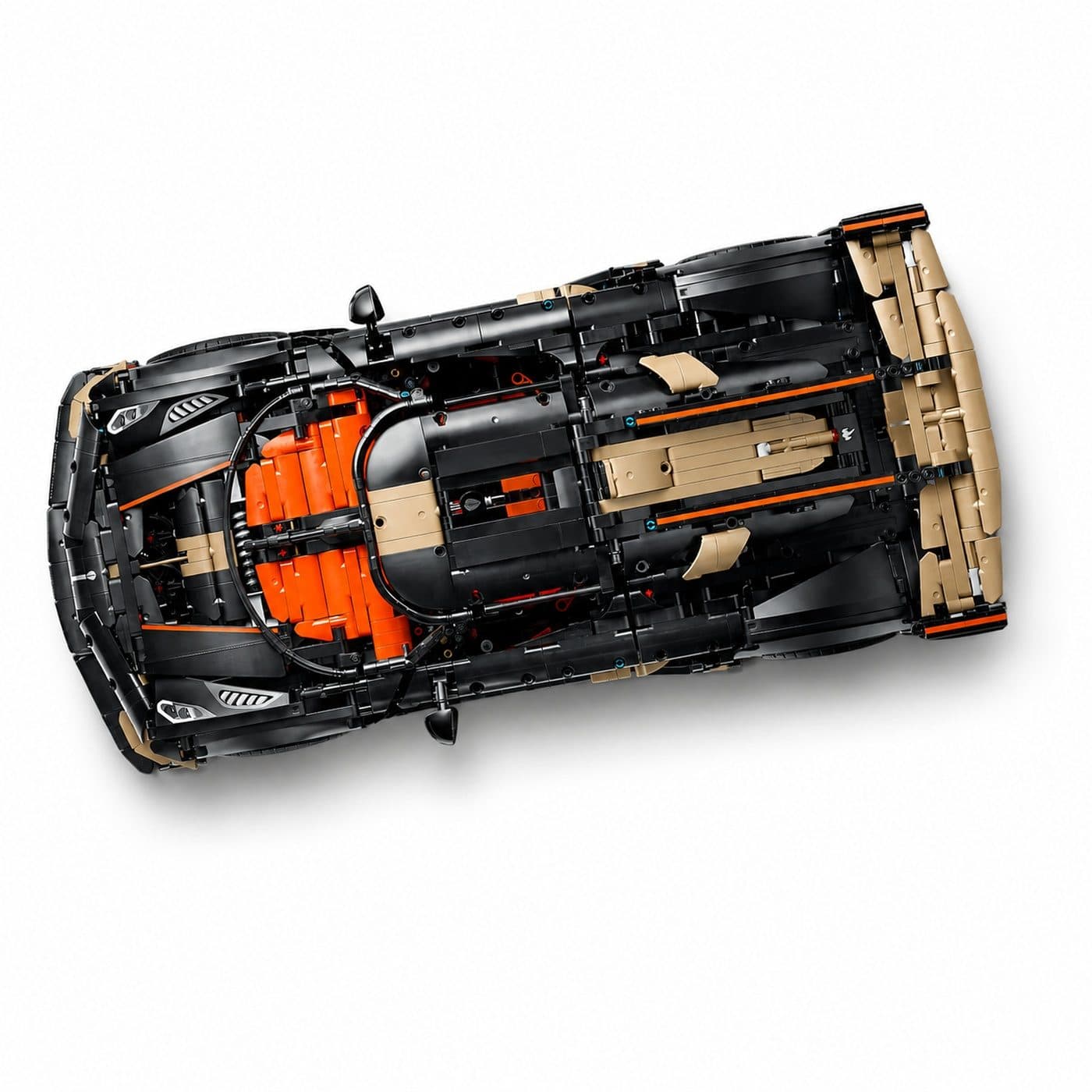 LEGO Technic 42232 Koenigsegg Sadair's Spear — автомобиль, вид сверху без крыши