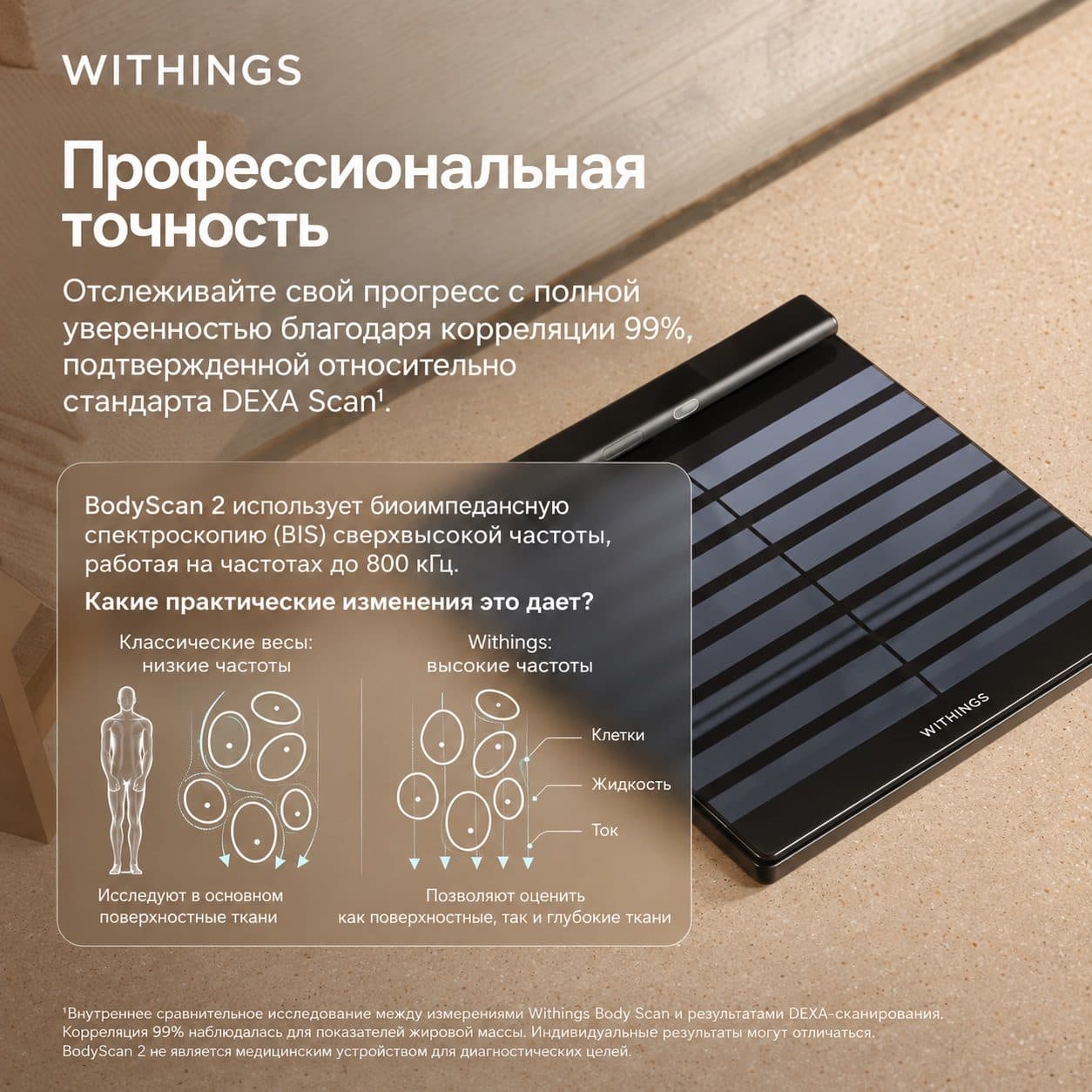 Умные весы Withings BodyScan 2 Black — фото 8