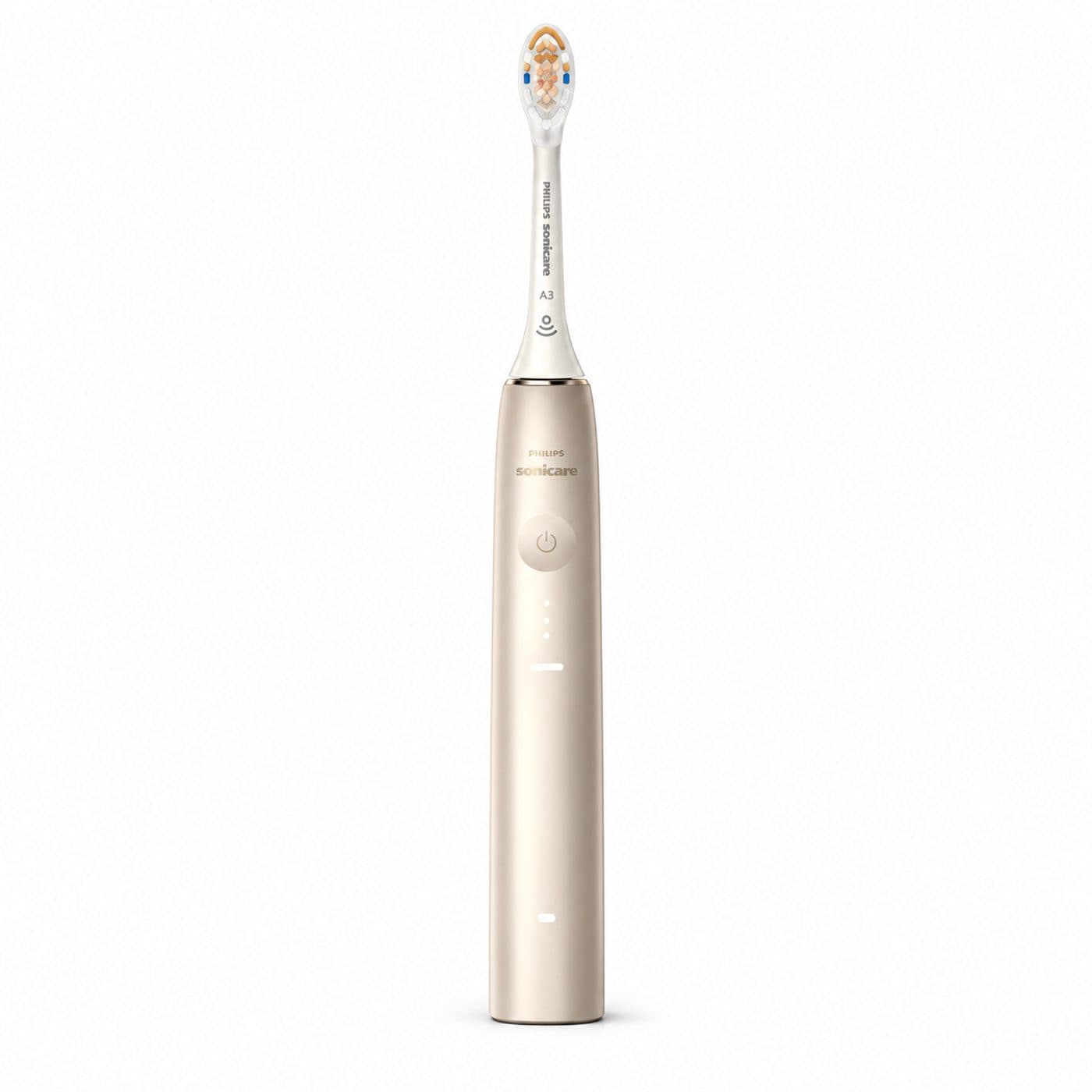 Золотистая электрическая зубная щётка Philips Sonicare 9900 Prestige HX9992/11 с насадкой A3